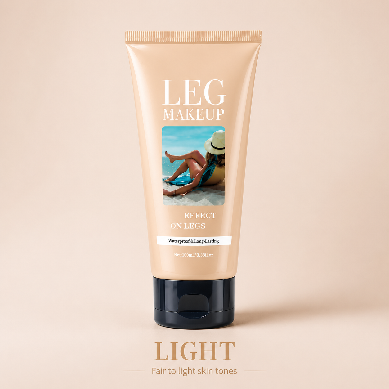 LegAura™ Waterproof Body Veil – Full Coverage Leg Concealer Cream for Flawless, Smooth & Naturally Glowing Legs