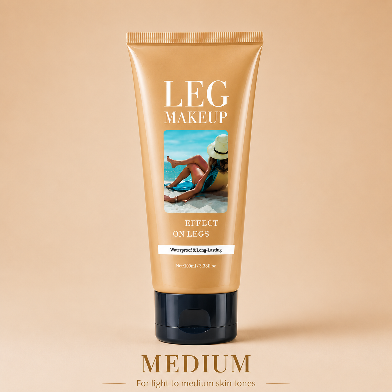 LegAura™ Waterproof Body Veil – Full Coverage Leg Concealer Cream for Flawless, Smooth & Naturally Glowing Legs