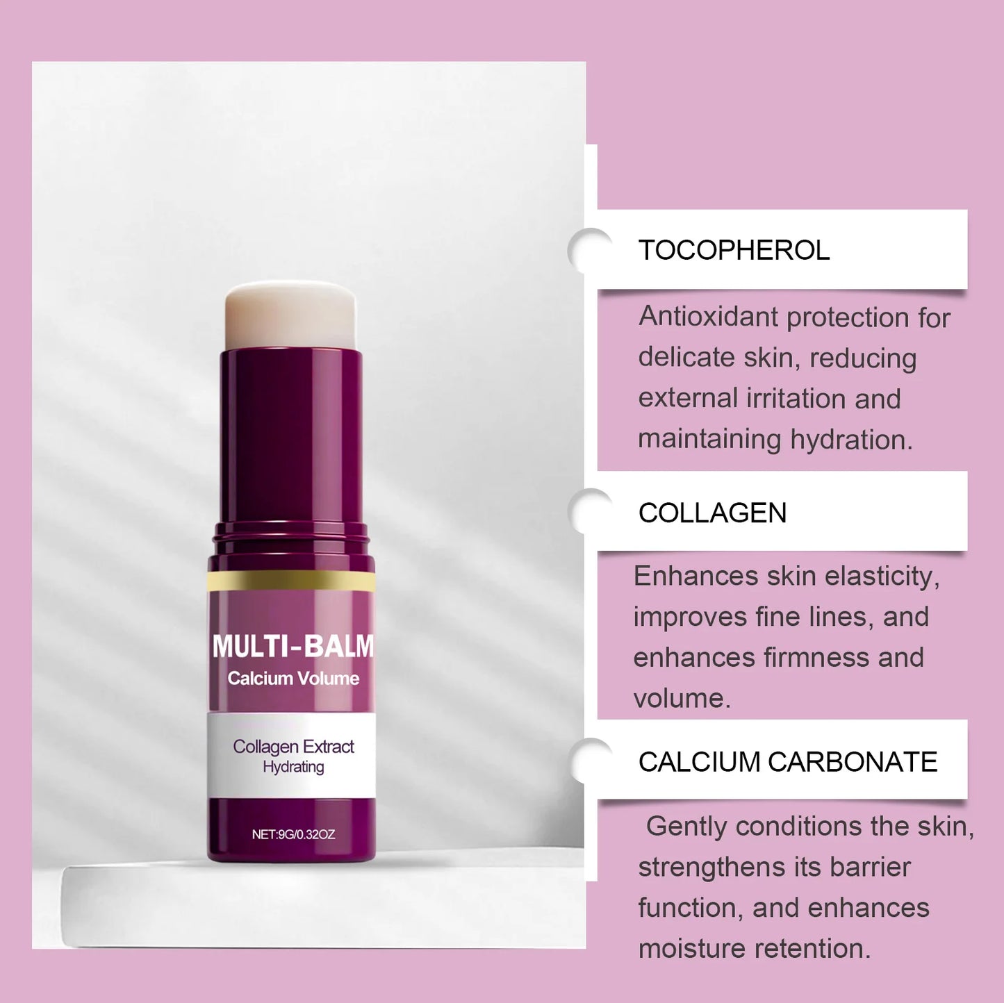 Collagen-Calcium Multi Balm | The new care formula for visibly firmer, youthful, radiant skin.