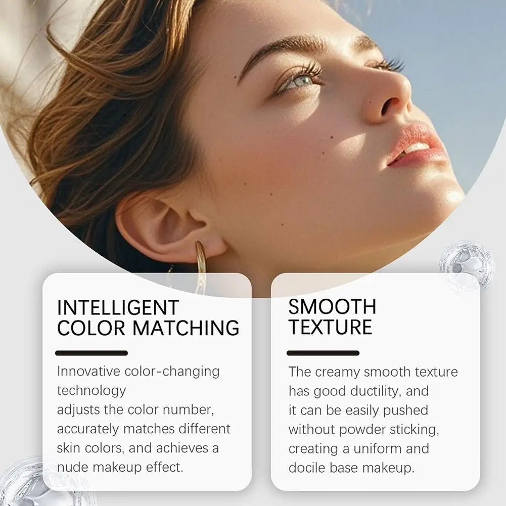 2-in-1 Color-Changing Foundation Stick For All Skin Types