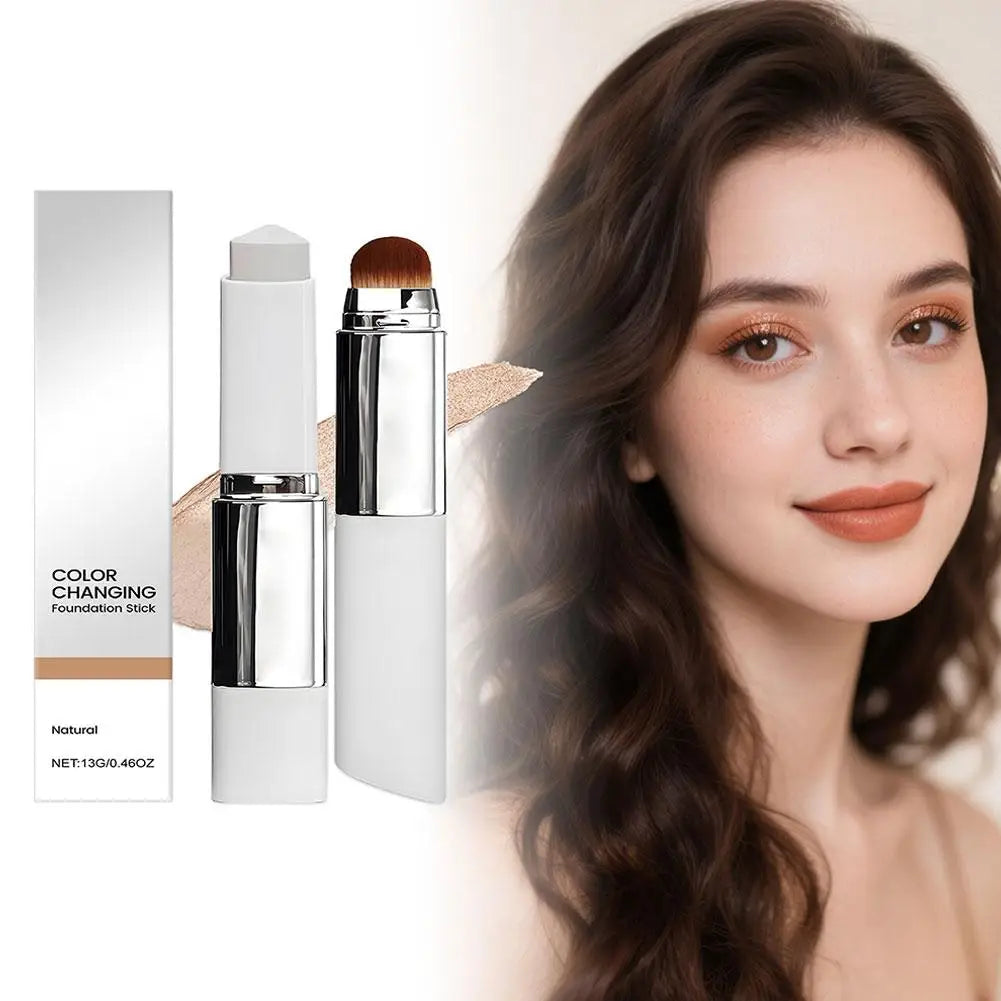 2-in-1 Color-Changing Foundation Stick For All Skin Types