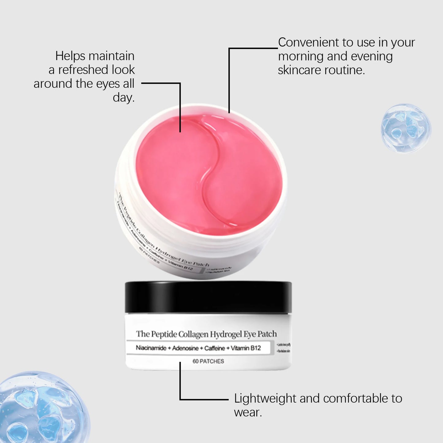 Peptide Collagen Hydrogel Eye Patch