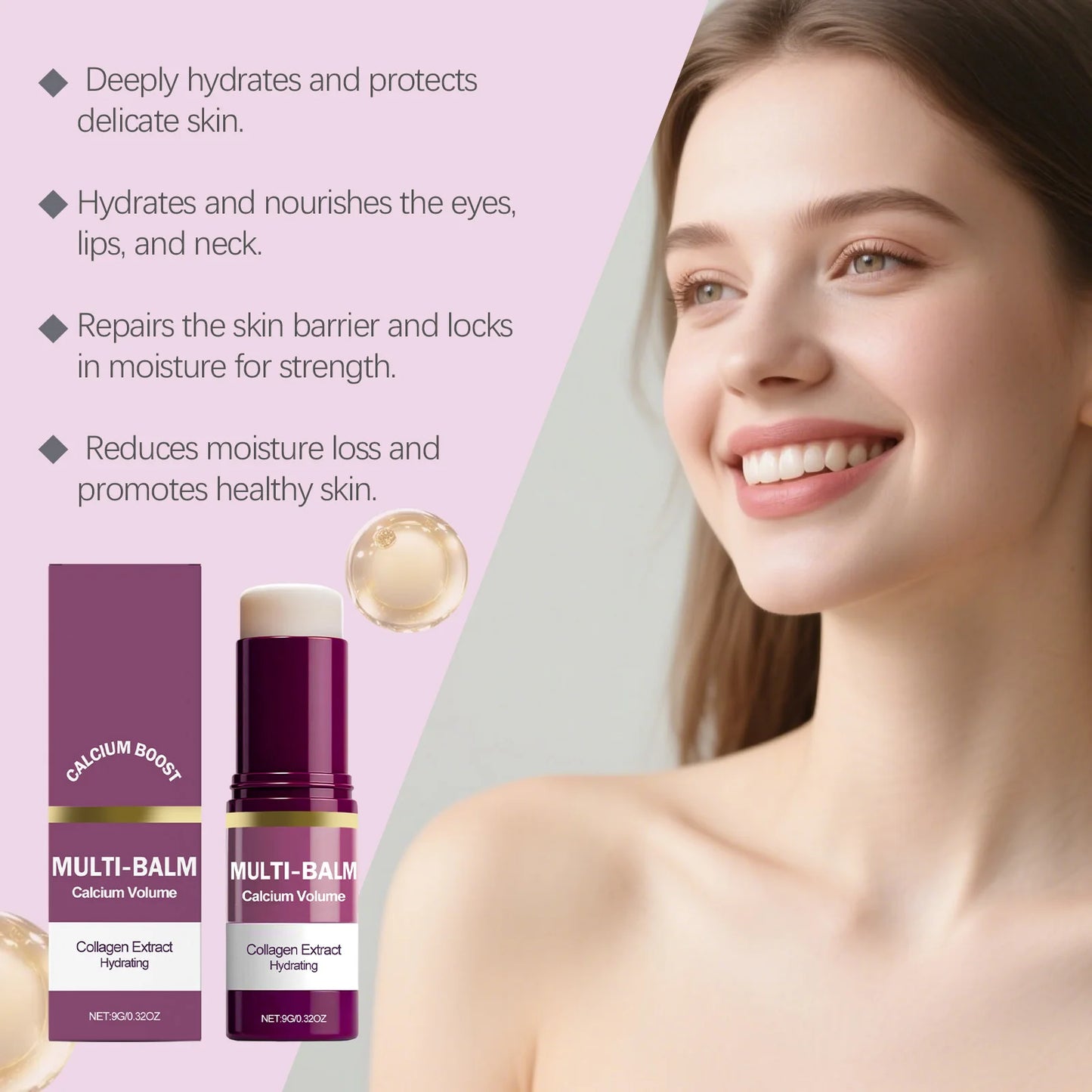 Collagen-Calcium Multi Balm | The new care formula for visibly firmer, youthful, radiant skin.