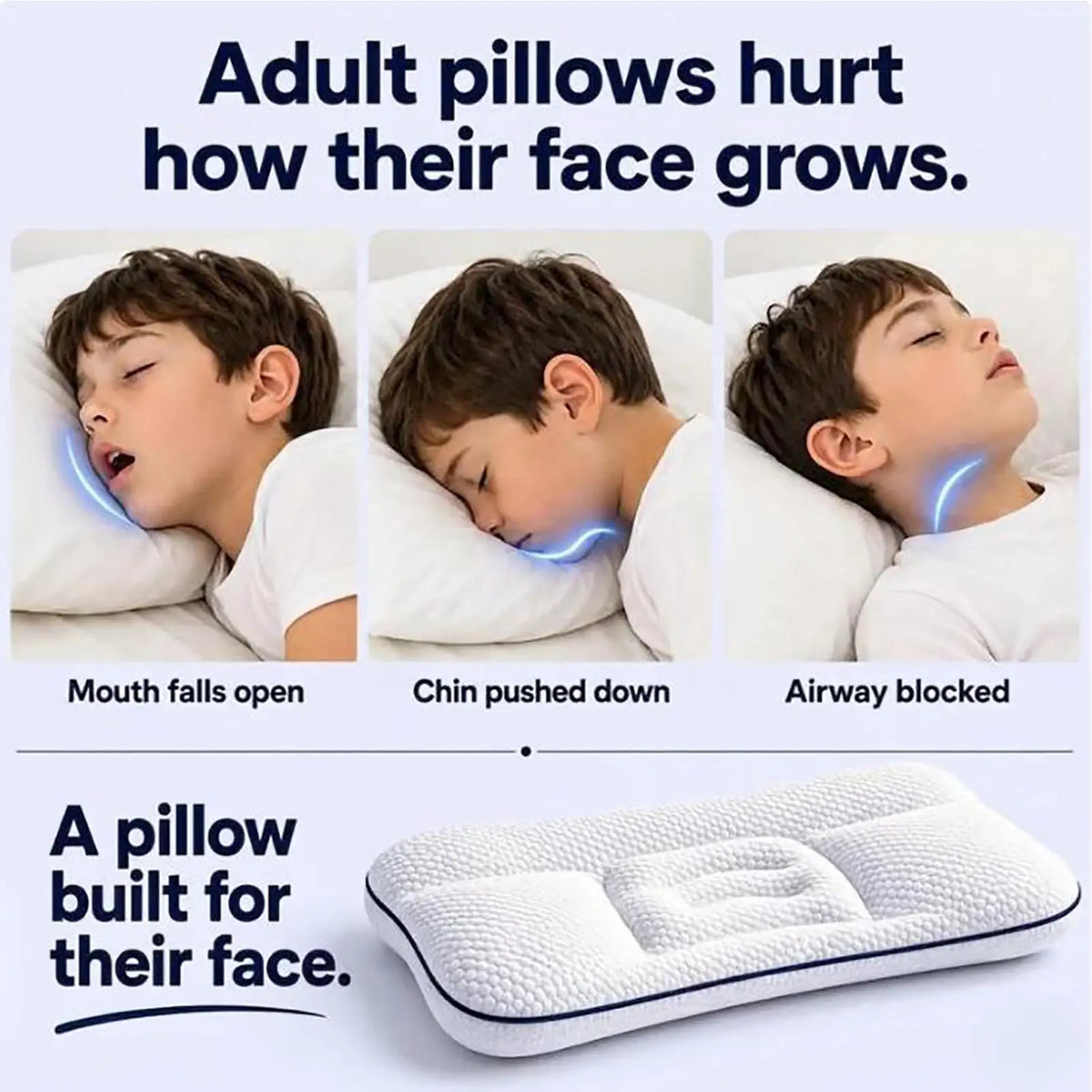 SleepFit™ Kids Posture Pillow